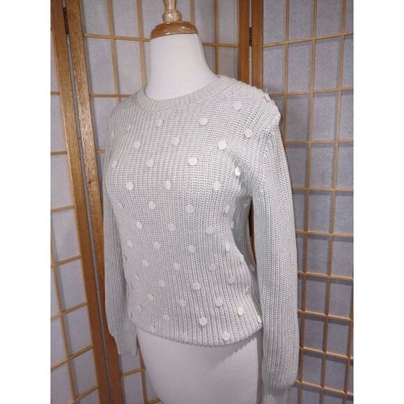 Gap Sm Monochromatic Sequined Sweater - Picture 11 of 14